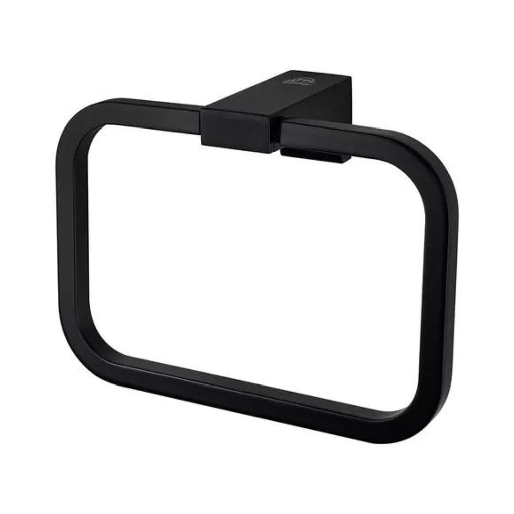TOALLERO ANILLO QUADRA BLACK MATE , 37TAN830,  FP