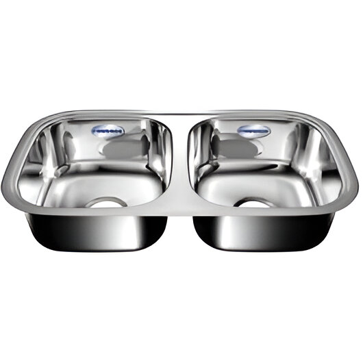 FREGADERO BT 78X2P, 2 PONCHERA, FANAINOX