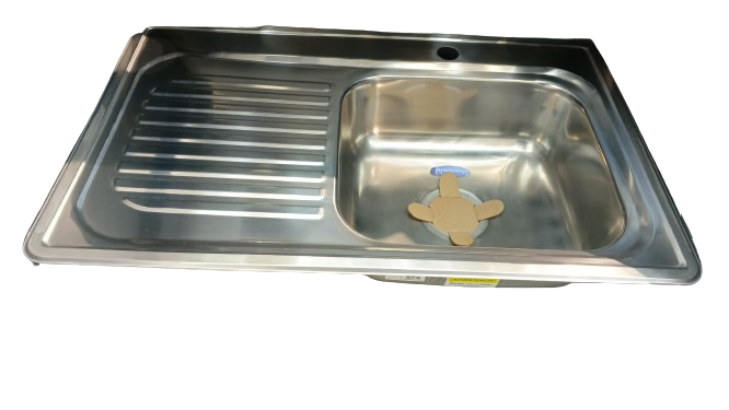 FREGADERO E 84X53, PONCHERA DERECHA C/ESCURRIDOR , FANAINOX