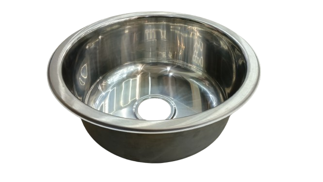 FREGADERO REDONDO LO465, S/PORTA GRIFE, FANAINOX