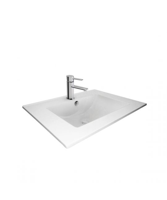 LAVAMANOS RECTANGULAR SOBREPONER PREPONCHADO PS-LAVSOB01 BM