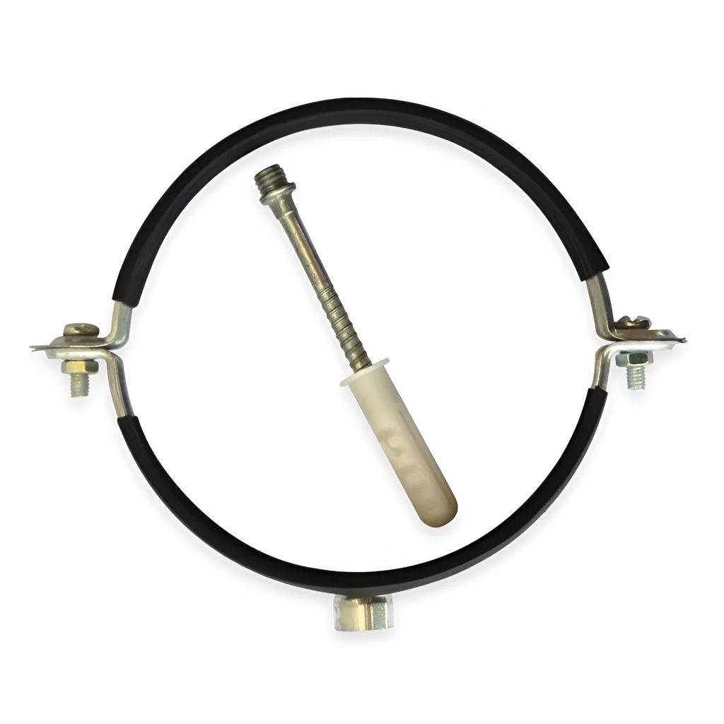 ABRAZADERA METÁLICA CON ANCLAJE DE 110 MM, DONSEN