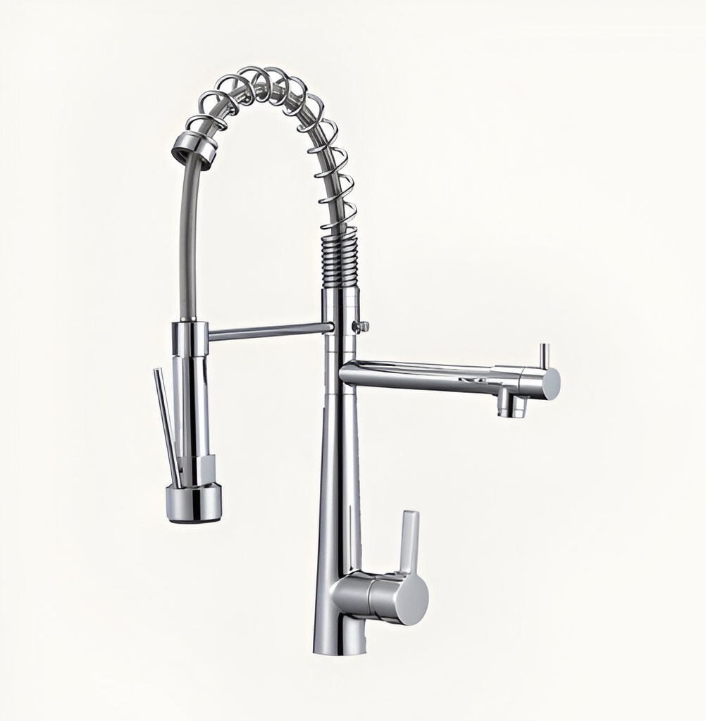 MONOMANDO EXTENSIBLE P/FREGADERO, CARRARA, METALES ALEADOS***