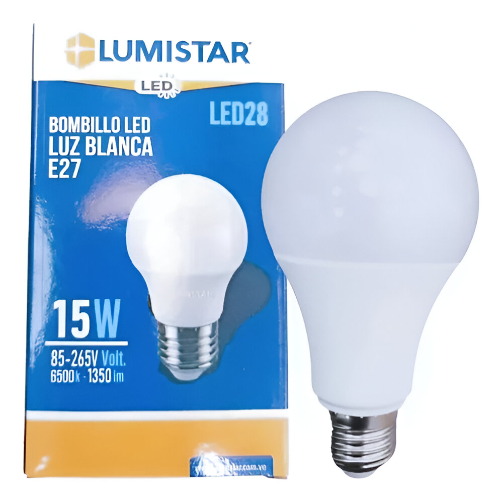 BOMBILLO LED 15W E27 LUZ BLANCA