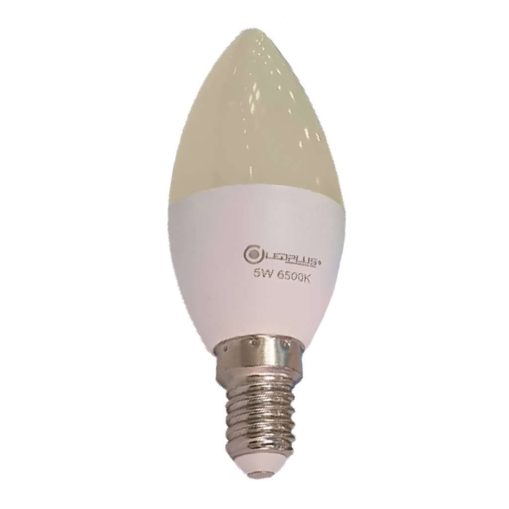 BOMBILLO TIPO VELA 5W 3000K LED, LEDPLUS