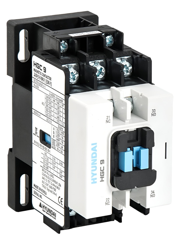 CONTACTOR 25A, 220V,  1NO+1NC, HYUNDAI