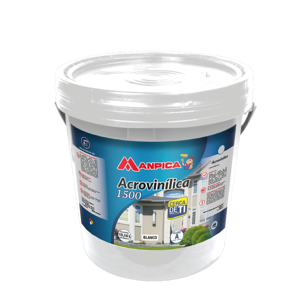 ACROVINILICA "A" 1500  BLANCO (TOBO), MANPICA