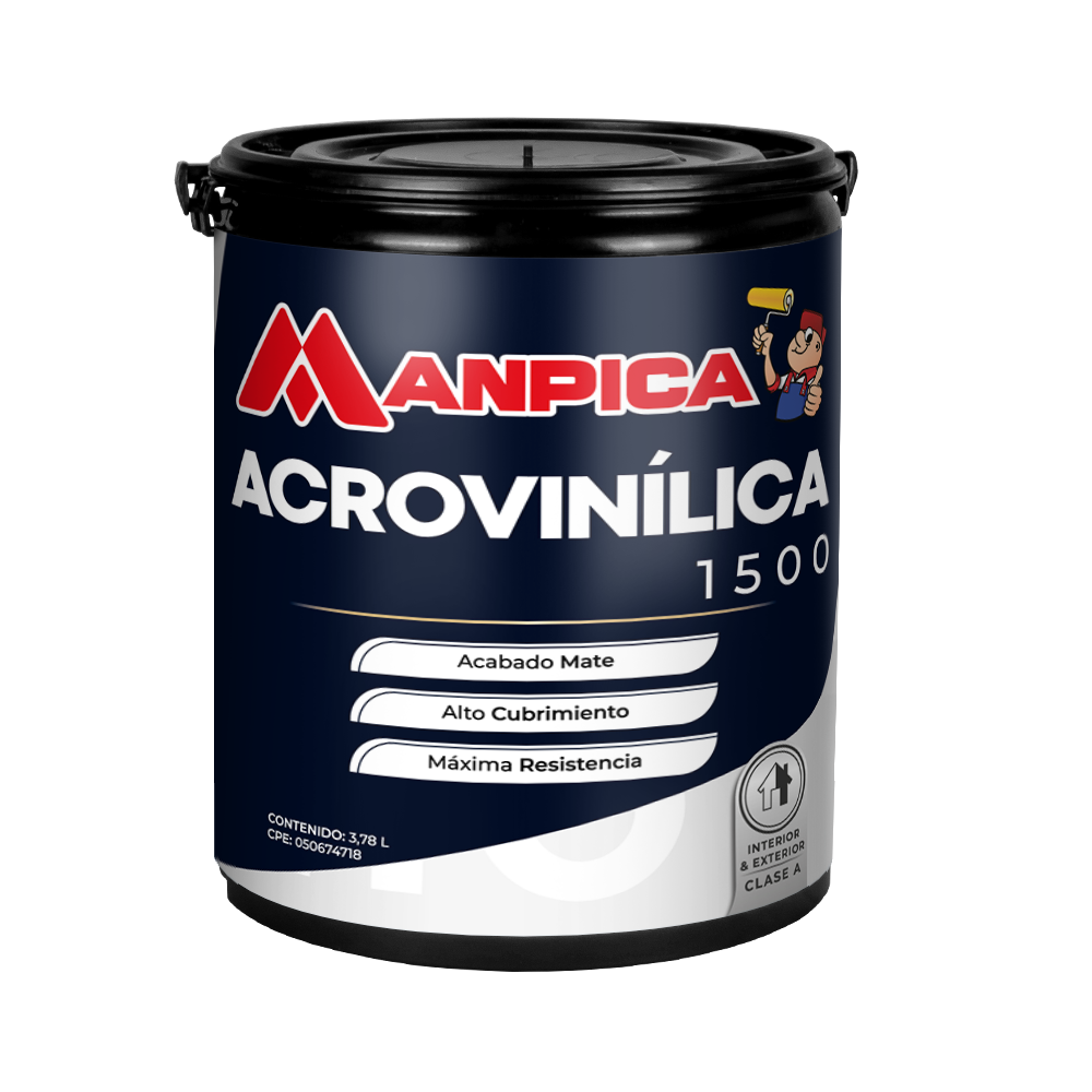 ACROVINILICA "A" 1500  BLANCO (GALON), MANPICA