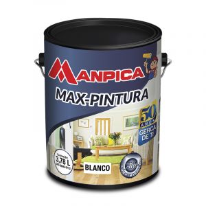 PINTURA MAX-PINTURA "C" BLANCO (TOBO), MANPICA