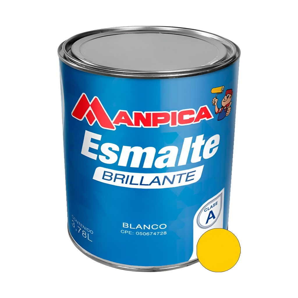 PINTURA ESMALTE AMARILLO CATERPILLAR (GALON) TIPO A, MANPICA