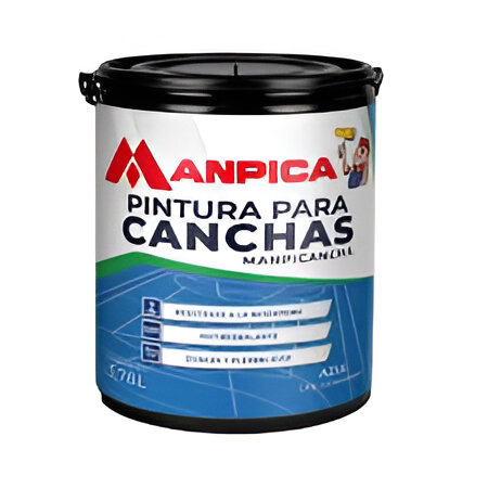 PINTURA DE CANCHA AZUL, (GALON), MANPICANCHA, MANPICA