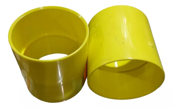 ANILLO 75 MM, SANITARIO, AMARILLO, PVC