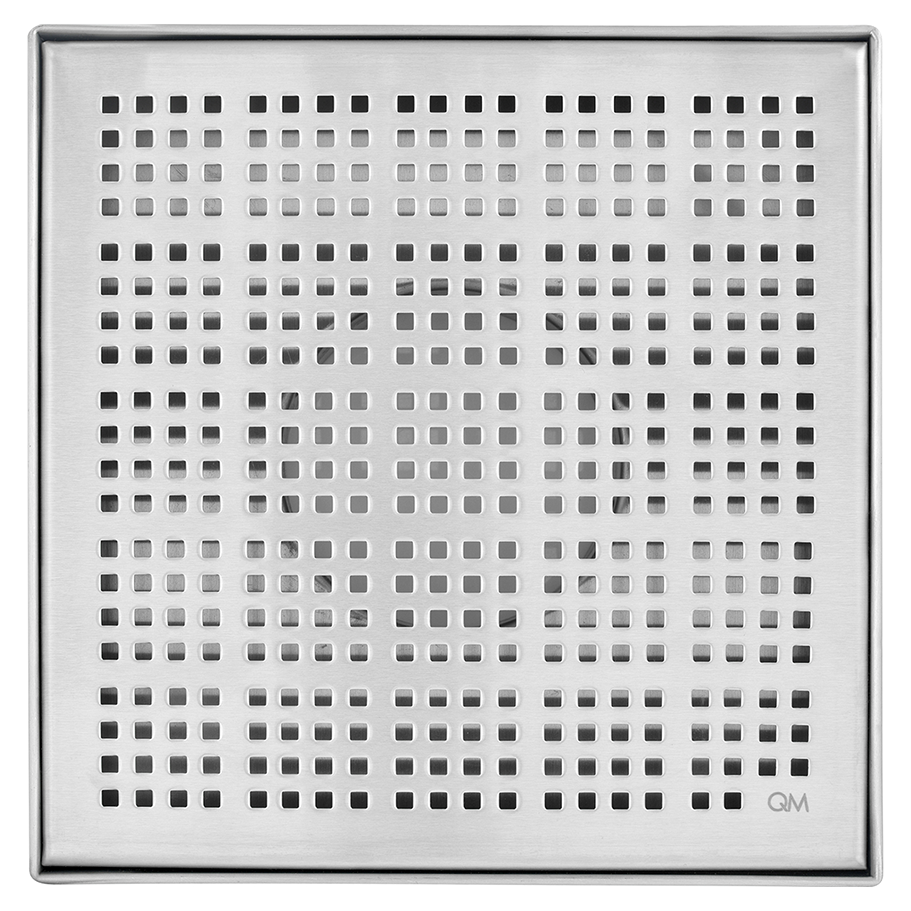 REJILLA CUADRADA CENTRAL KAI 8" X 8" SATINADO QM 