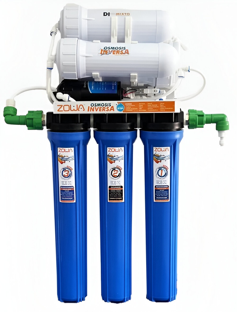 FILTRO 5 ETAPAS DE OSMOSIS, 400G,  PARA LABORATORIO, ZOWA
