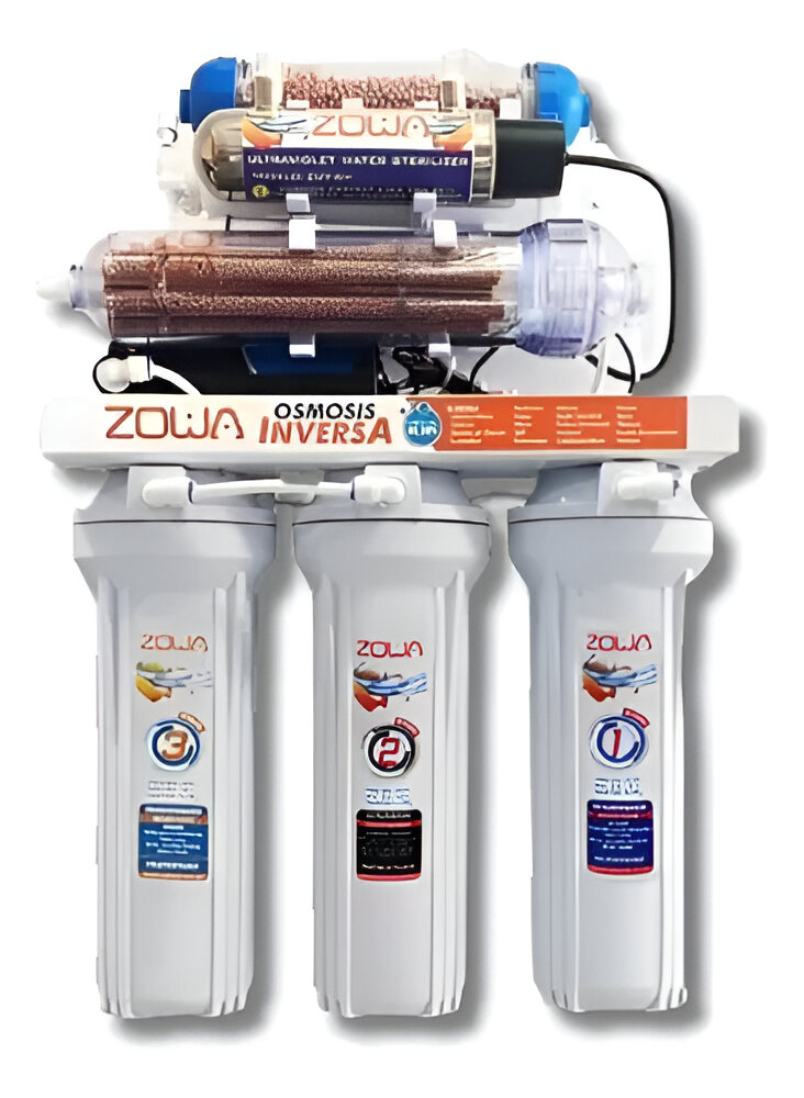 FILTRO 11 ETAPAS DE OSMOSIS C/BOMBA, ULTRA PLUS11, ZOWA - USO DOMESTICO -