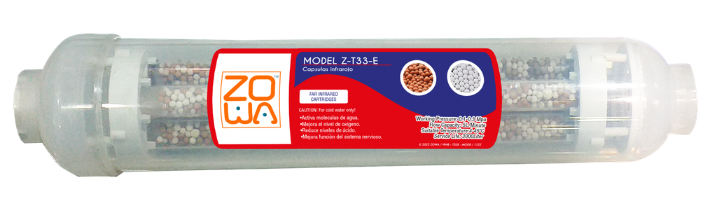 CARTUCHO OSMOSIS CARBON MINERAL PASO 2,  ZOWA