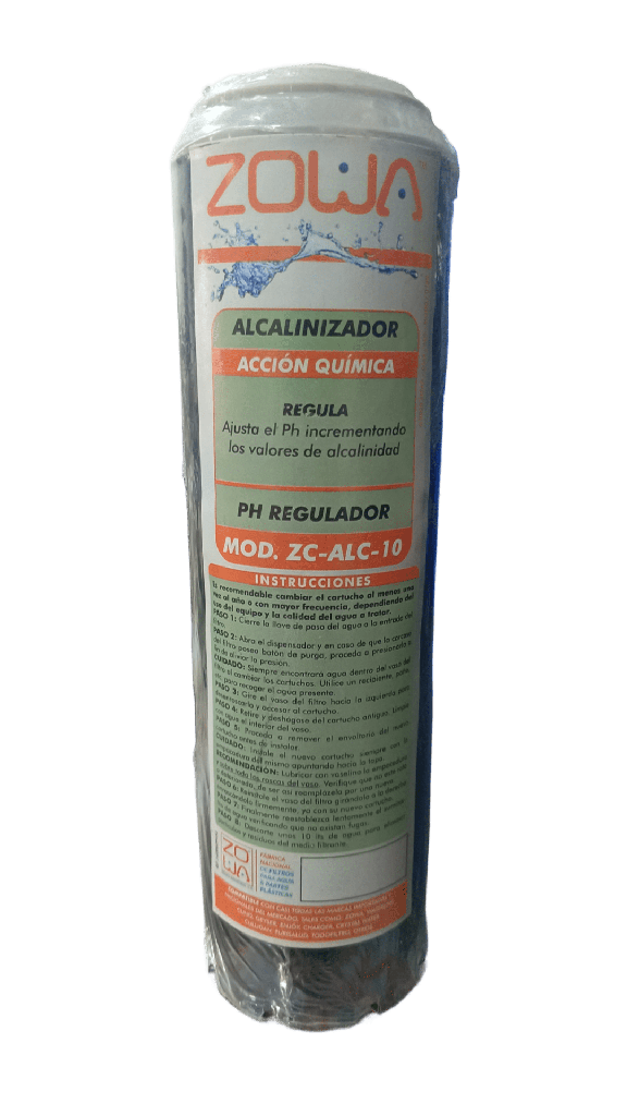 CARTUCHO ALCALINIZADOR 10" X 2,5", ZOWA