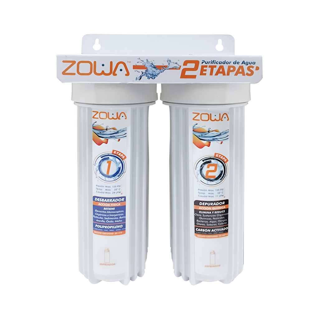 FILTRO LINEA MARINE 2 ETAPAS(5MIC-RSC), ZOWA