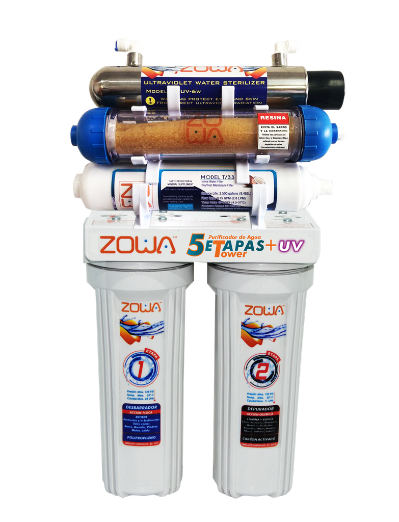 SISTEMA DE PURIFICACION TOWER 5 ETAPAS+UV, COCINA, ZOWA