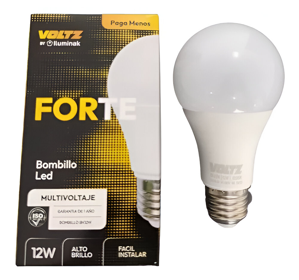 BOMBILLO LED 12W FORTE VOLTZ ILUMINAK