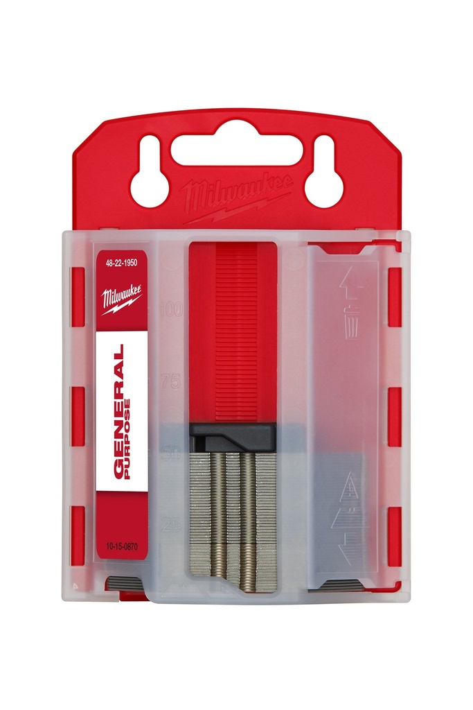 EMPAQUE DE 50 CUCHILLAS DE REPUESTO PARA EXACTO CON DISPENSADOR MILWAUKEE