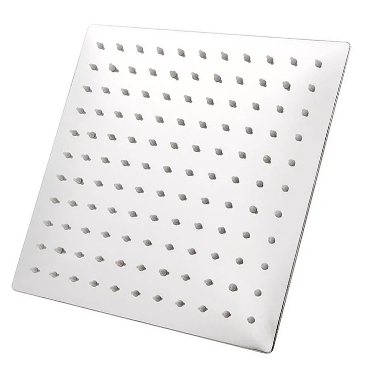 DUCHA DE BAÑO ULTRAFINO DE ALTA PRESION CROMADO CUADRADO 25CM  BARI                                                     