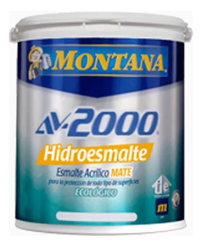 PINTURA AV-2000 HIDROESMALTE MATE BLANCO  GALON  MONTANA                                                                