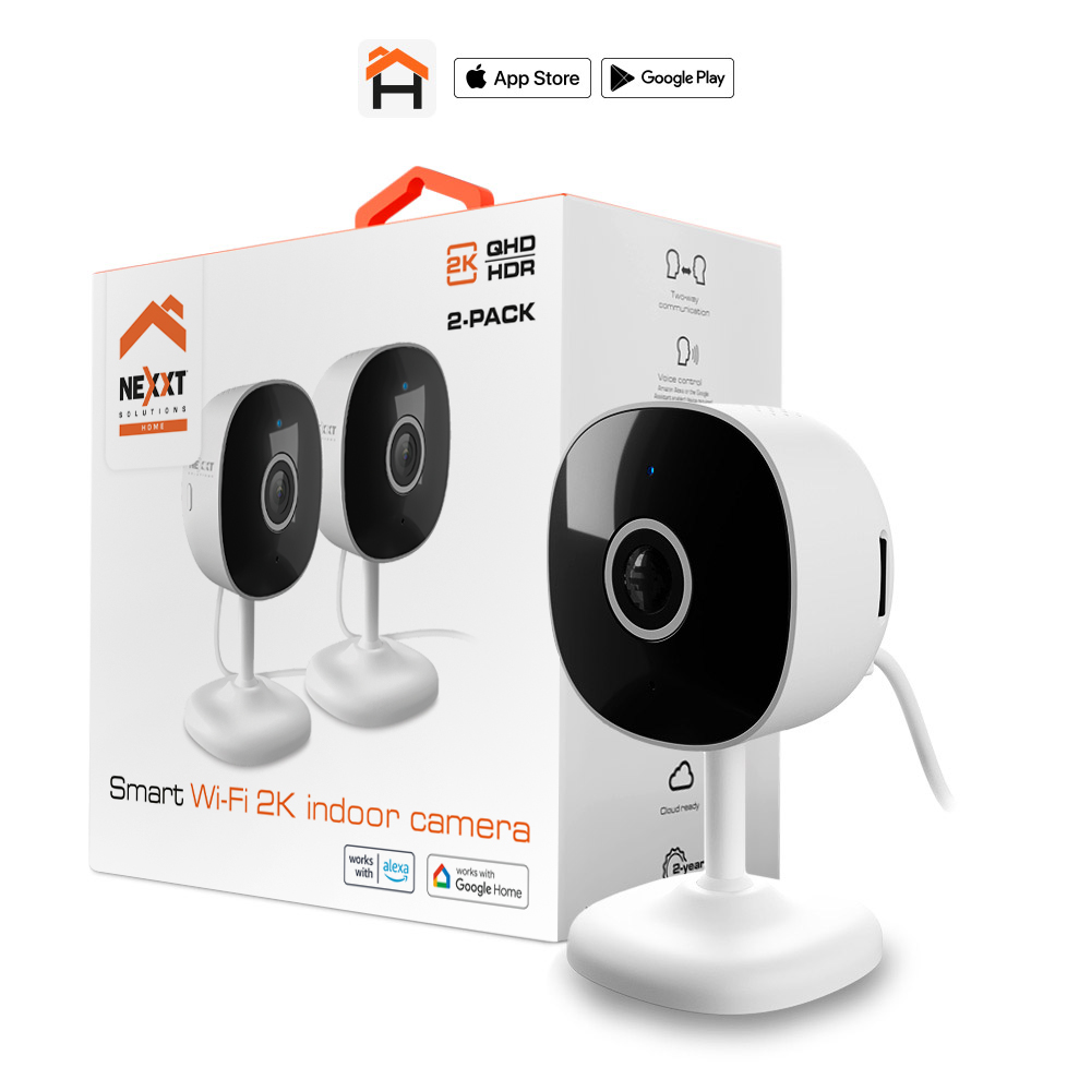 CAMARA DE VIGILANCIA 2K WIFI PARA INTERIOR  NHCI7102PK  NEXXT                                                              
