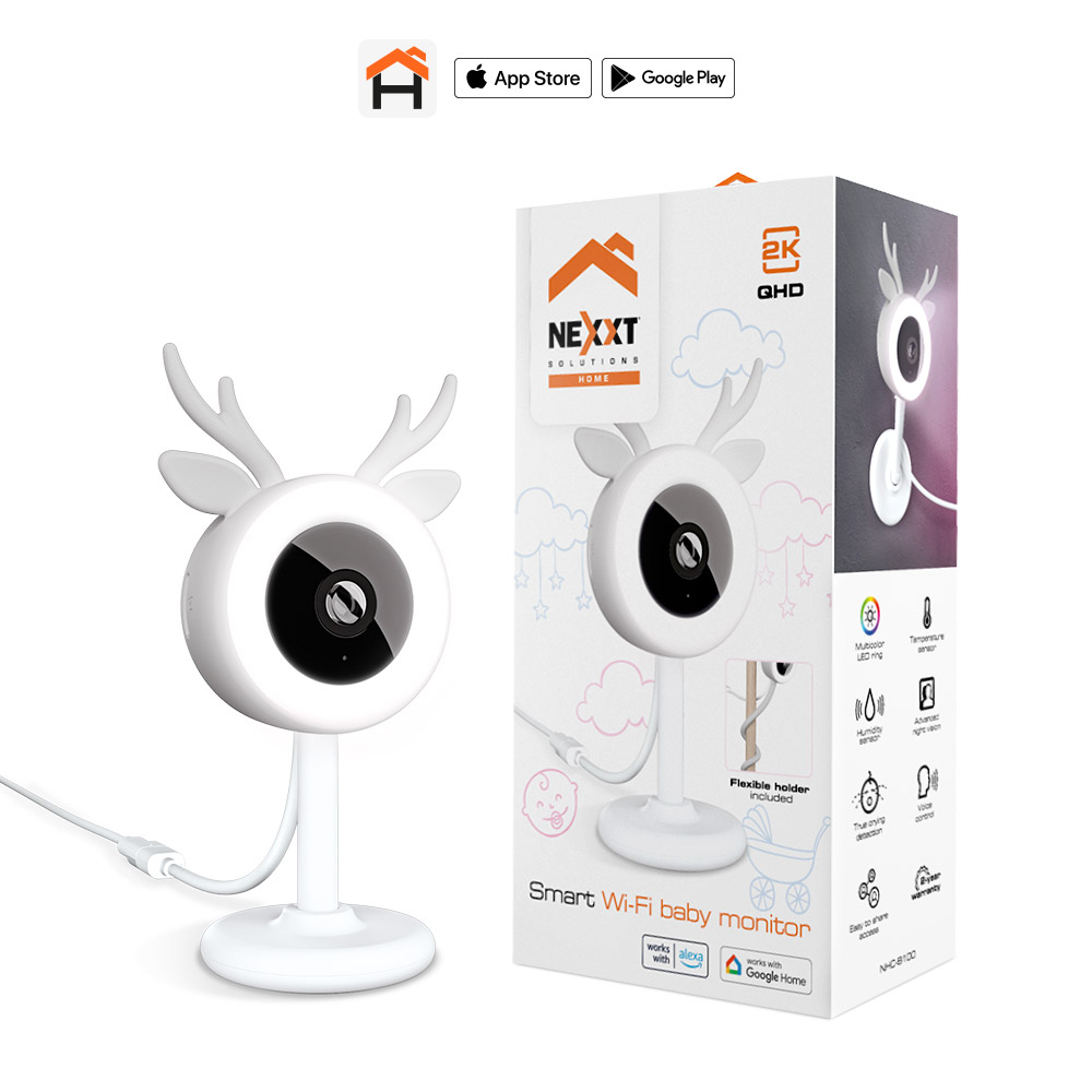 MONITOR PARA BEBE INTELIGENTE WIFI  NHCB100  NEXXT                                                                         