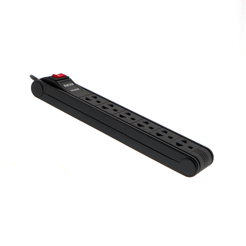 REGLETA 2400W 6 TOMAS 110V/220V IMPUT NEMA 5-15 OUTPUT 6XNEMA UNIVERSAL  FPS005B  FORZA                                 