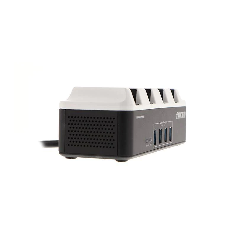 PROTECTOR DE VOLTAJE 1250J/1300W 110V/220V 4 SALIDAS 120 +4PTOS USB 4.8  FSP4412USB  FORZA                              