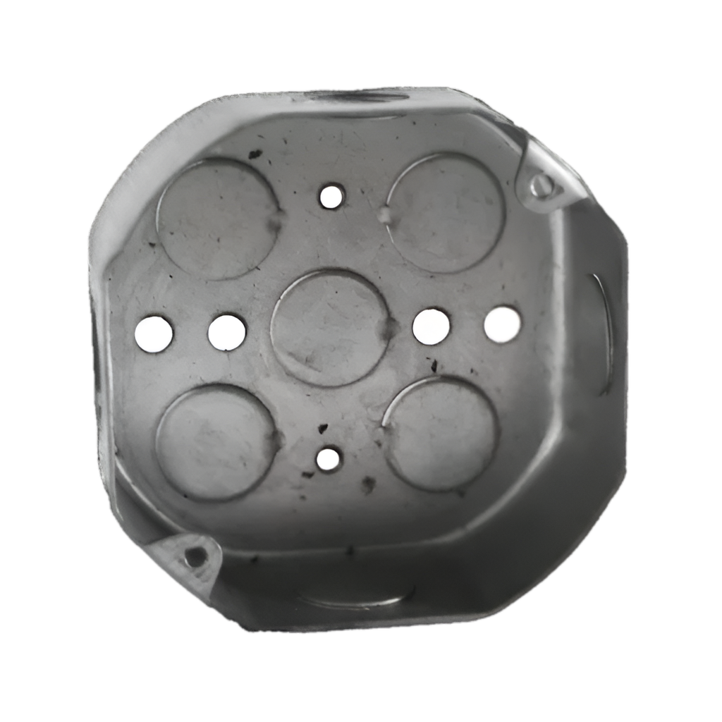CAJETIN OCTAGONAL(1.0MM) DE 1/2"X3/4" E.M.T. Q-ELETTRO
