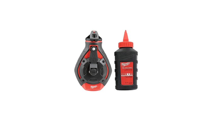KIT DE LINEAS 100 CON TIZA ROJA  MILWAUKEE                                                                                 