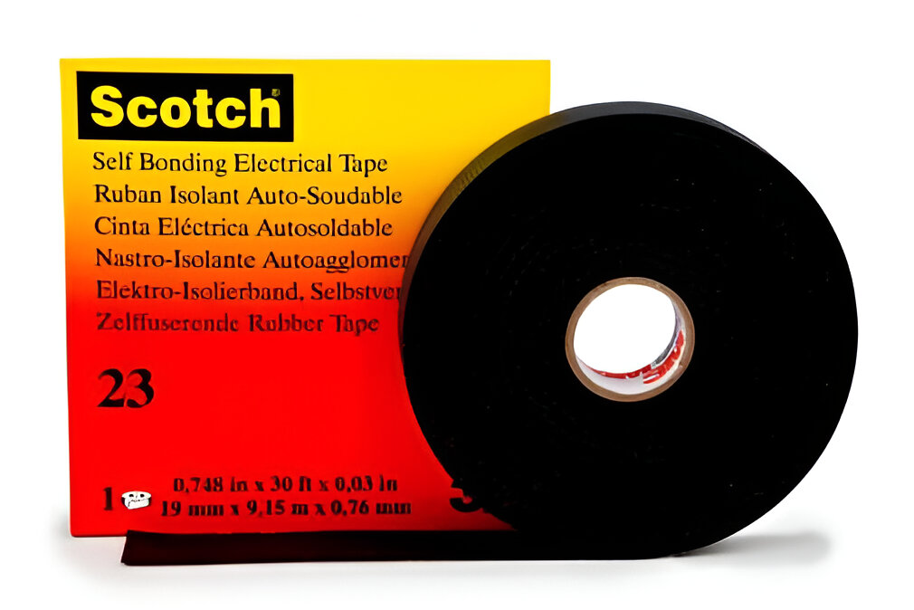 CINTA AISLANTE AUTOFUNDENTE 3M SCOTCH 23 ROLLO DE 9.15M