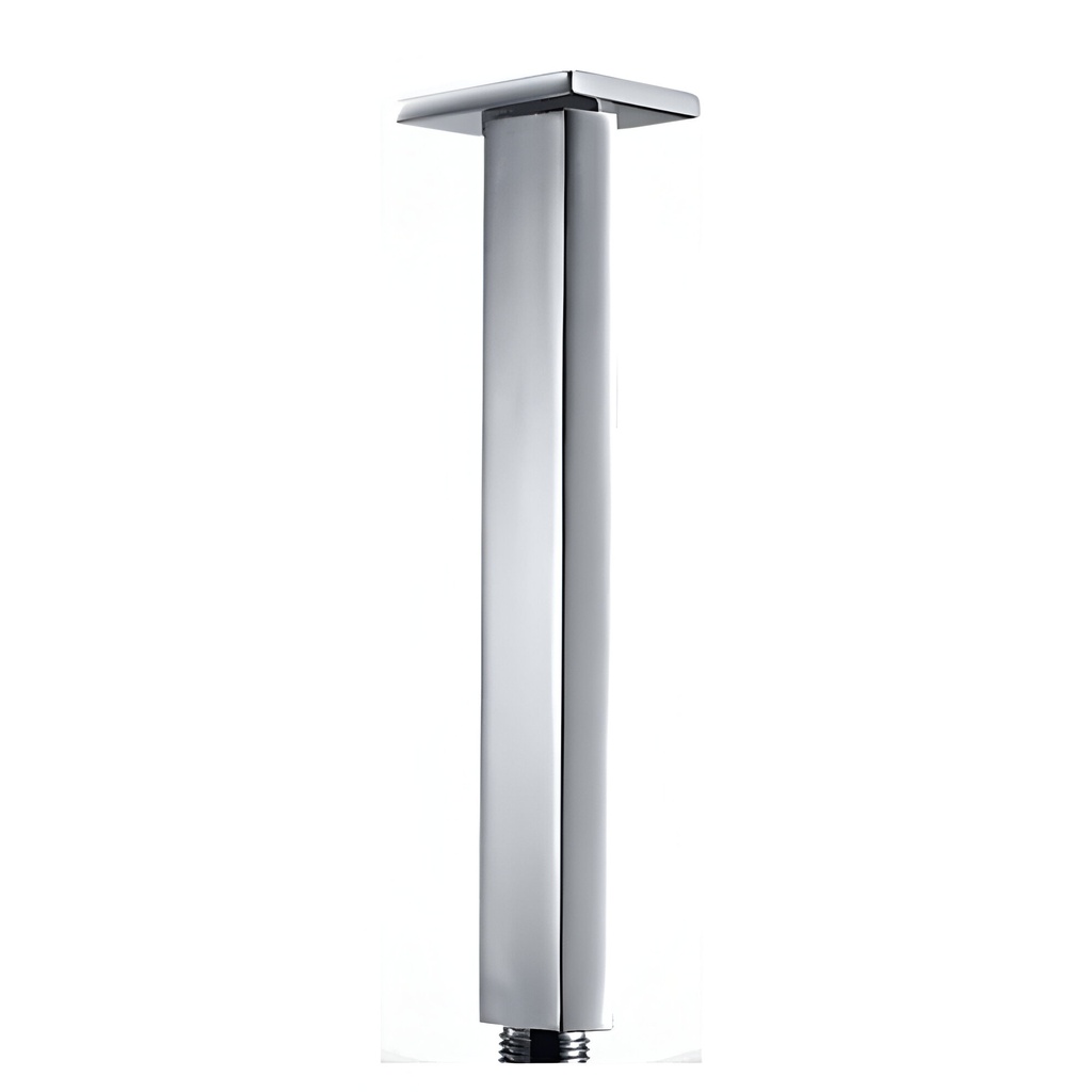 TUBO DUCHA CUADRADO DE TECHO C/ROSETA 15.6CM  MHILER                                                               