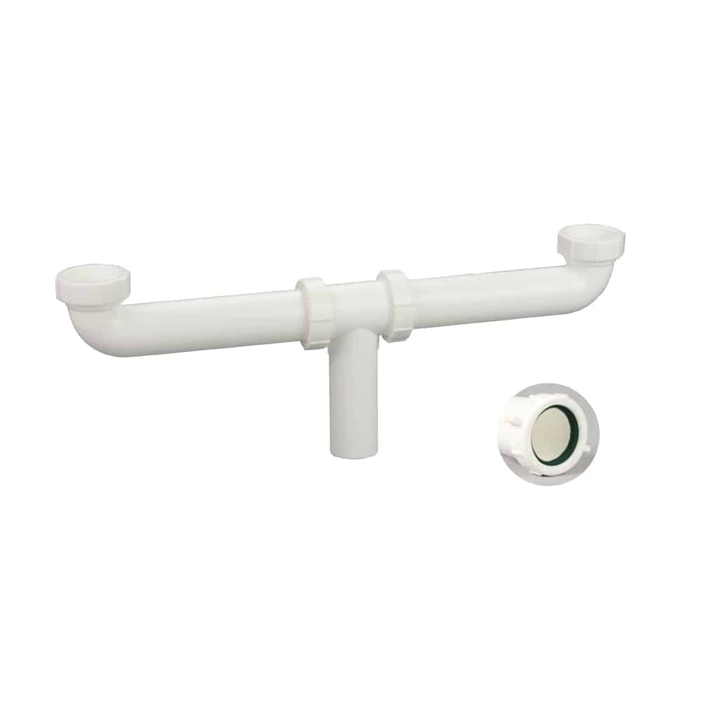 COLECTOR DOBLE 1.1/2" FREGADERO MHILER                                                                   