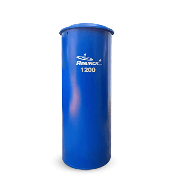 TANQUE CILINDRICO AZUL 1000 LTS,RESINCA