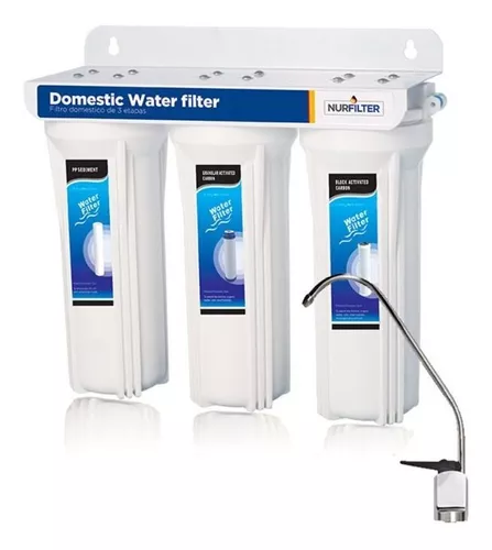 SISTEMA DE PURIFICACION 3 ETAPAS  DOMESTICO  NURFILER                                                                   