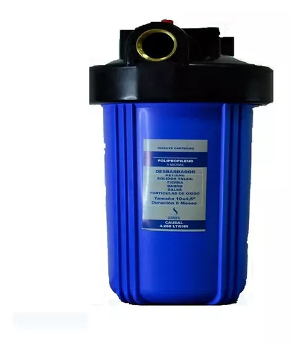 FILTRO 10" X 2.5" ATLANTIS AZUL CON CART 5 MICRAS DISPUFIL                                                                