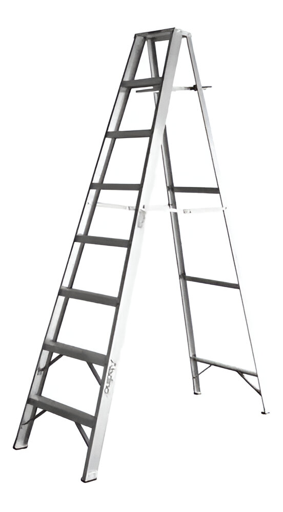 ESCALERA TIJERA ALUMINIO 8 TRAMOS ESTANDAR ALADINO