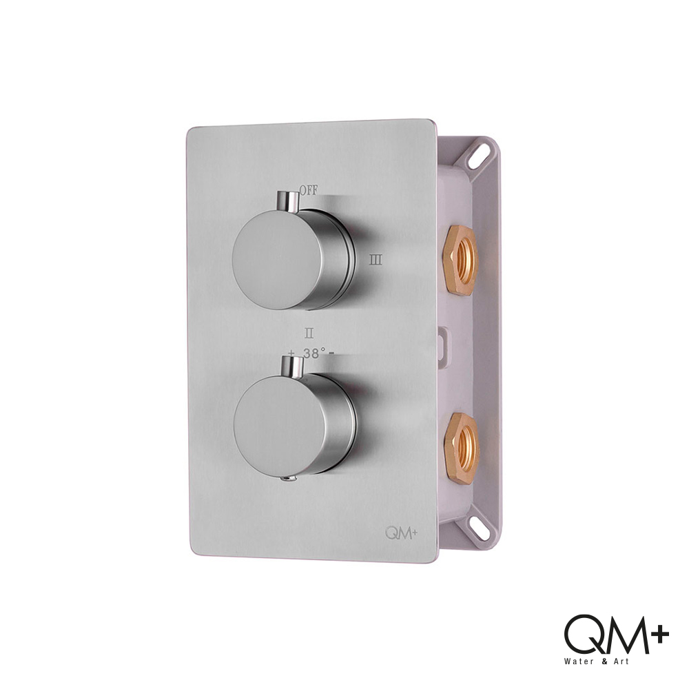 DUCHA MIXER MONOMANDO QM+ SUPREME 3 FUNCIONES SATIN                                               