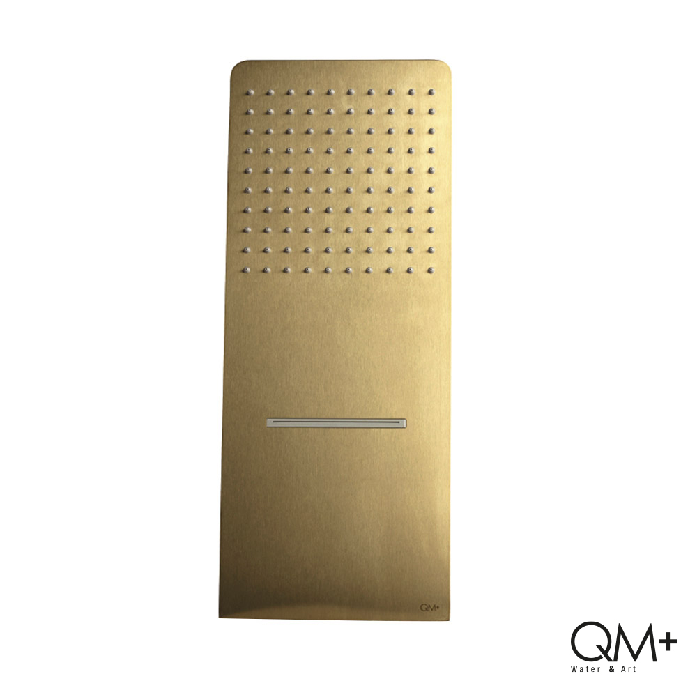 DUCHA PARED QM+ SUPREME 2 FUNCIONES CASCADA/LLUVIA GOLD                               