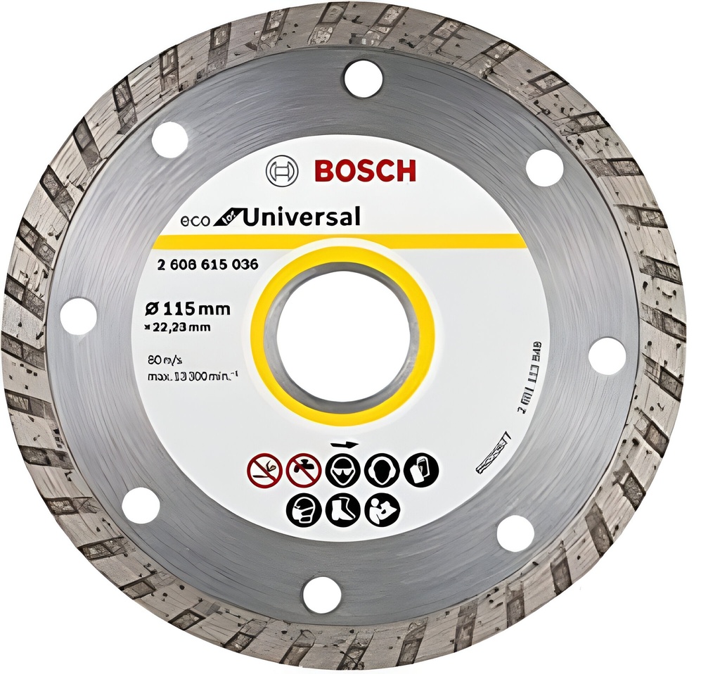 DISCO DIAMANTADO TURBO 4.1/2"  BOSCH                                                                                    