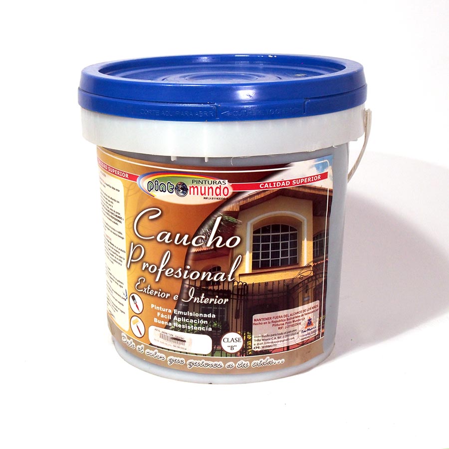 PINTURA CHAMPAGNE CAUCHO TIPO B  GALON  PROFESIONAL  PINTOMUNDO                                                         