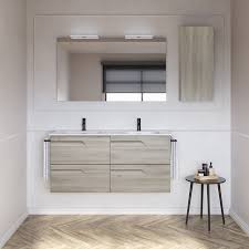 MUEBLE VIDA 120 NATURA WHITE, 120X28X45 CM, INCLUYE ESPEJO, ROYO