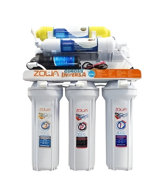 FILTRO 6 ETAPAS DE OSMOSIS YM24FIT,  C/BOMBA, SIN MINERALIZADOR, ZOWA - USO DOMESTICO -                                 