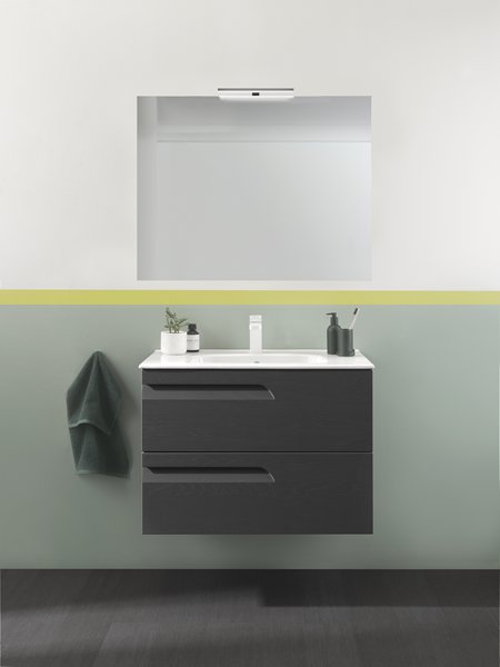 MUEBLE 39 CLUB GRIS NATURE 66X41X35, INCLUYE ESPEJO, ROYO