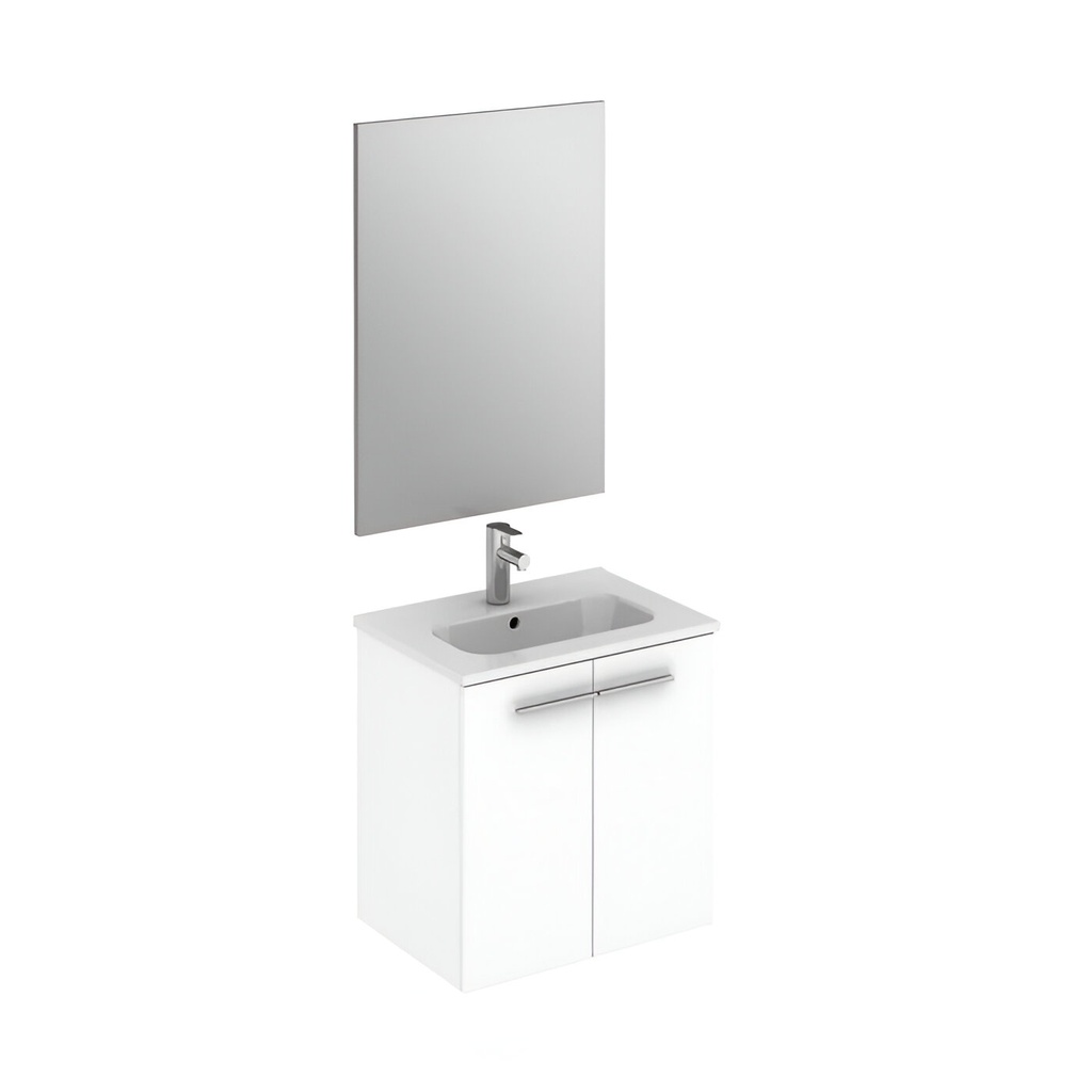 MUEBLE 50 STREET 2C 35 BLANCO 50X50X35CM, INCLUYE ESPEJO, ROYO