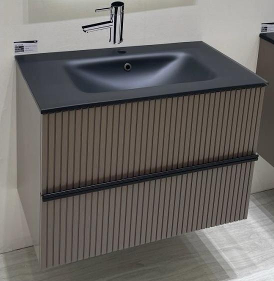 MUEBLE DE BAÑO MARRON PVC 80X48X60CM, C/LAVAMANOS, MUE-36, UNIQUE
