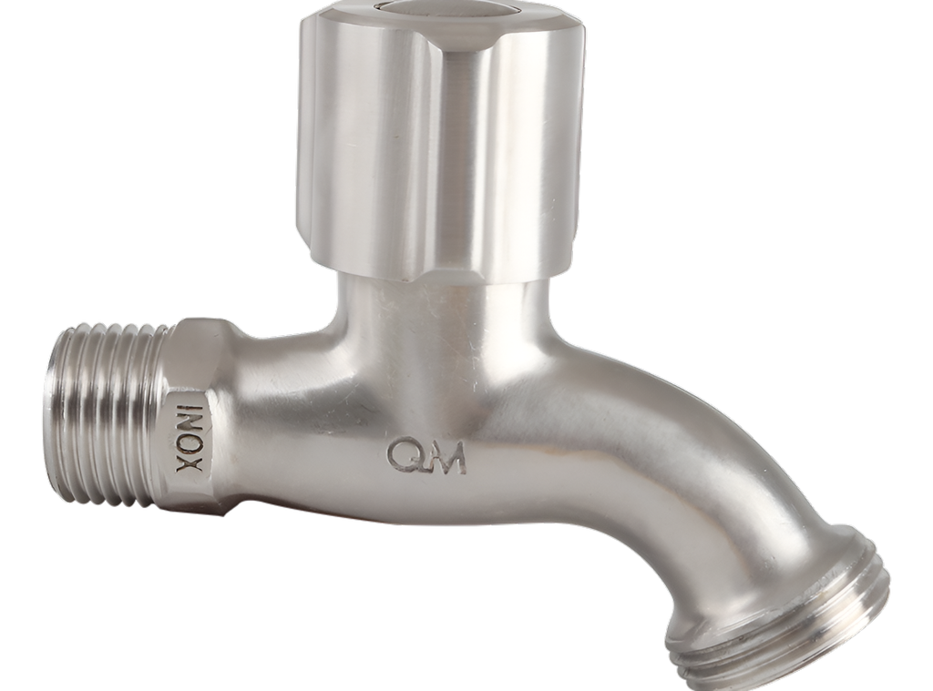 LLAVE DE MANGUERA BASIC 1/2"X3/4" ACERO INOX 304 QM                                                           